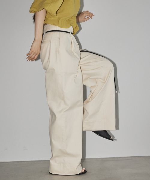 「TODAYFUL」 チノパンツ 36inch ベージュ レディース_10