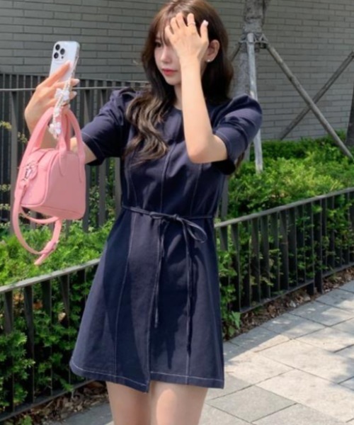 ワンピース 半袖 ワンピース「韓国ファッション」 : ZOZOTOWN Yahoo!店