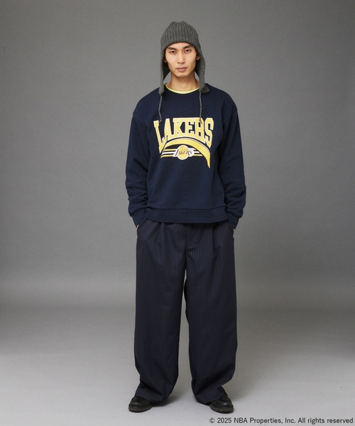 【新品未使用】OFF THE COURT by NBA Lサイズ スウェット OFF THE COURT by NBA スウェットカットソー MEDIUM アイボリー メンズ