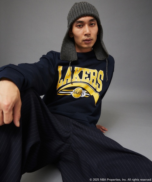 【新品未使用】OFF THE COURT by NBA Lサイズ スウェット OFF THE COURT by NBA スウェットカットソー MEDIUM アイボリー メンズ