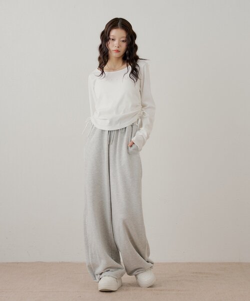 「Chico」 スウェットパンツ FREE グレー レディース_画像5