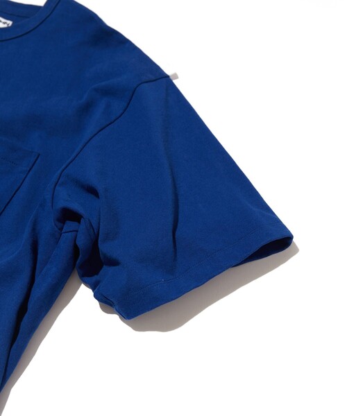 「CAHLUMN」 半袖Tシャツ MEDIUM ネイビー メンズ_画像6