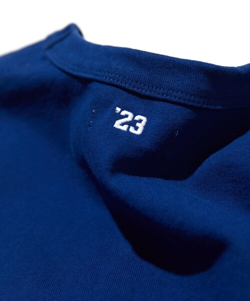 「CAHLUMN」 半袖Tシャツ MEDIUM ネイビー メンズ_画像8