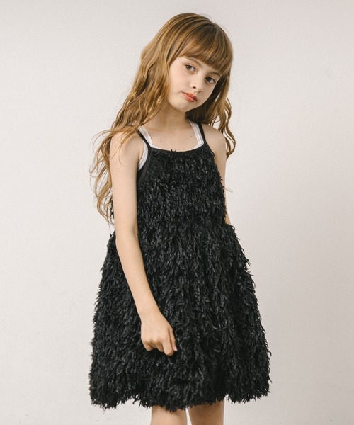 「URBAN CHERRY」 「KIDS」キャミソールワンピース 130cm ブラック キッズ_画像5