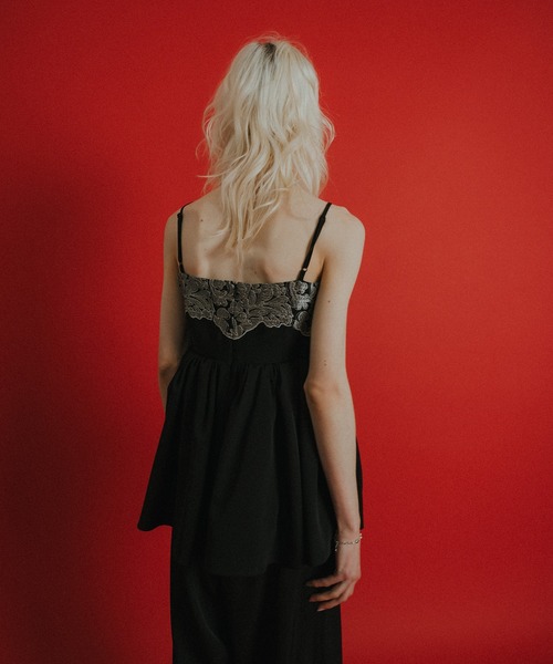 【run】et.UNiVER ドレス Mサイズ et.UNiVER パンツドレス Romantic lace 2piece : ZOZOTOWN Yahoo!店