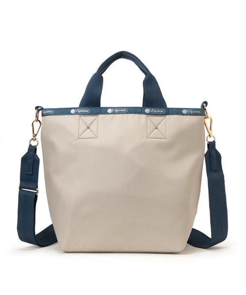 LeSportsac トートバッグ ネイビー/ベージュ LeSportsac（レスポートサック） トートバッグ SM BOAT TOTE サンド
