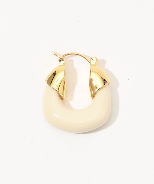 ピアス Lizzie Fortunato MINI ORGANIC HOOPS ピアス レディースの画像