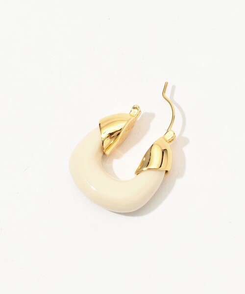 ピアス Lizzie Fortunato MINI ORGANIC HOOPS ピアス レディースの画像