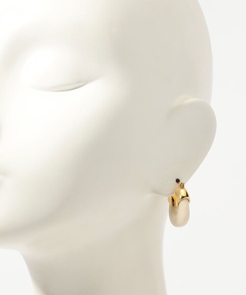 ピアス Lizzie Fortunato MINI ORGANIC HOOPS ピアス レディースの画像