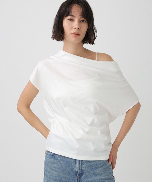 tシャツ スムースドレーププルオーバー レディースの画像