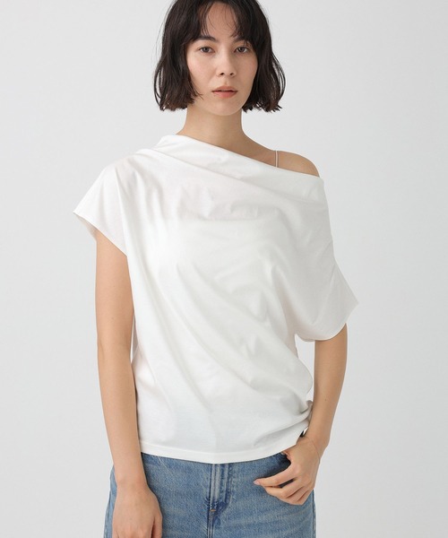 tシャツ スムースドレーププルオーバー レディースの画像