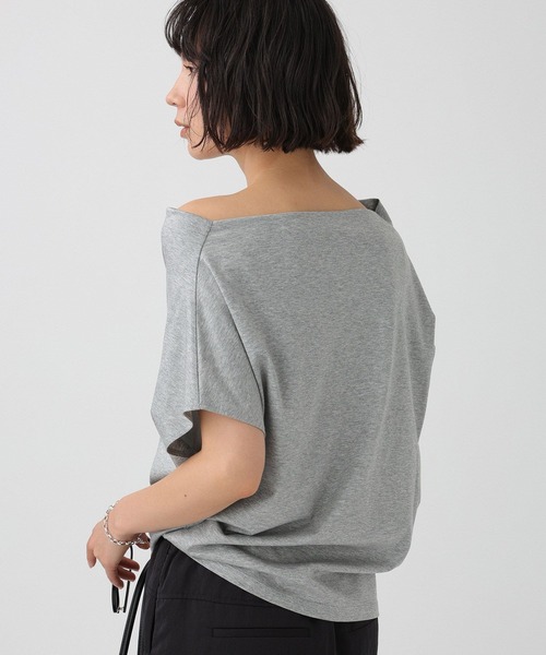 tシャツ スムースドレーププルオーバー レディースの画像