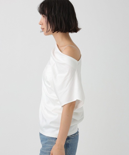 tシャツ スムースドレーププルオーバー レディースの画像