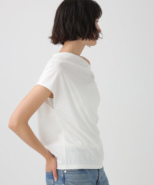 tシャツ スムースドレーププルオーバー レディースの画像