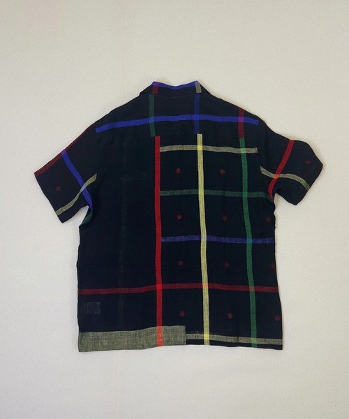 シャツ 「KHOKI」Embroidered Jamdani Shirt メンズの画像