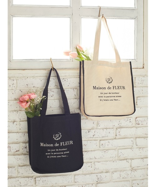 「Maison de FLEUR」 トートバッグ FREE アイボリー レディース_画像3