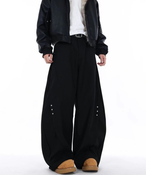 「VIBGYOR」 「jeuniFe」パンツ LARGE ブラック メンズ_画像7