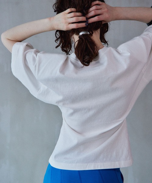 MAISON SPECIAL（メゾンスペシャル） tシャツ 半袖 Power Shoulder T