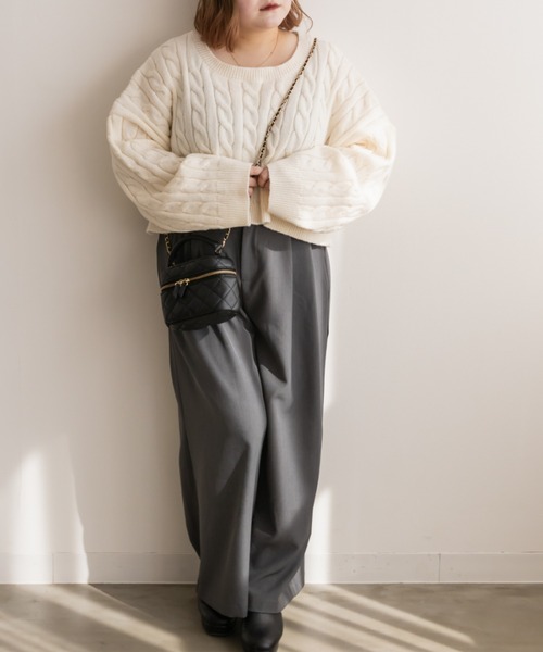 「CLETTE」 パンツ LL ライトベージュ レディース_画像6