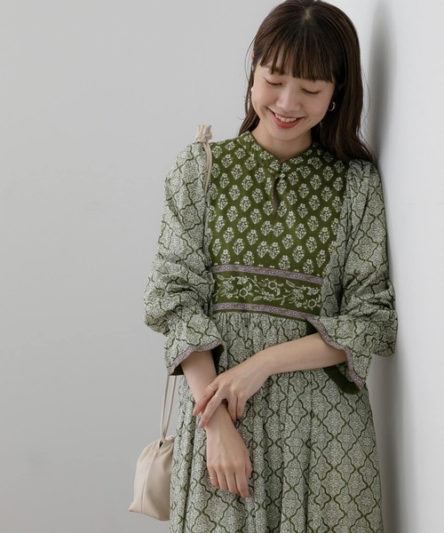 「URBAN RESEARCH Sonny Label」 長袖ワンピース FREE ブラック レディース_画像3
