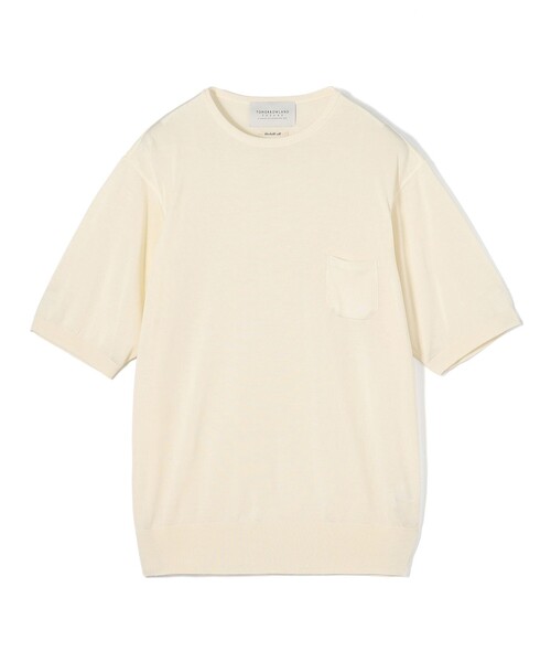 セーター ニット TOMORROWLAND tricot プライムシルク ハーフスリーブ ニット メンズの画像