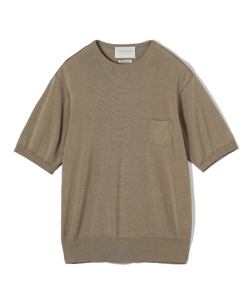 セーター ニット TOMORROWLAND tricot プライムシルク ハーフスリーブ ニット メンズの画像