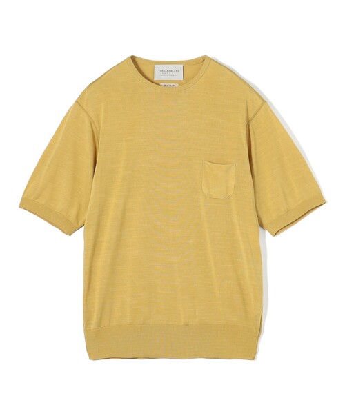 セーター ニット TOMORROWLAND tricot プライムシルク ハーフスリーブ ニット メンズの画像