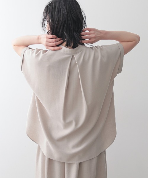 「for/c」 半袖ブラウス M スミクロ レディース_画像3