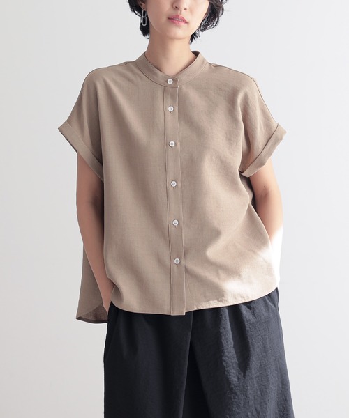 「for/c」 半袖ブラウス M スミクロ レディース_画像6