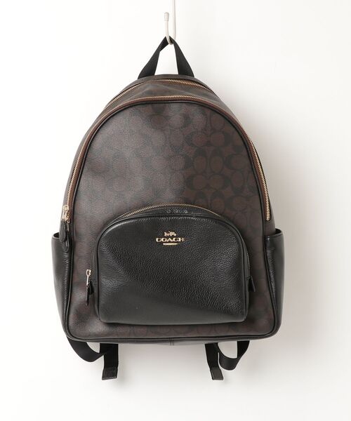 ユイナ COACH バックパック ブラウン レザー リュック COACH（コーチ） リュック - ブラウン レディース : ZOZOTOWN Yahoo!店