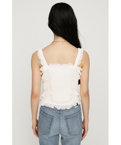 SLY（スライ） キャミソール SHEER SQUEEZE CAMI TOPS シアー