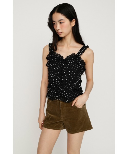 SLY SHEER SQUEEZE CAMI シアー スクウィーズ キャミ SLY（スライ） キャミソール SHEER SQUEEZE CAMI TOPS シアー
