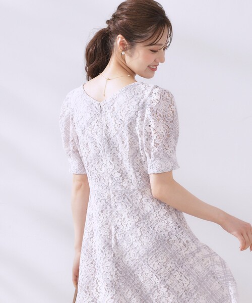 「couture brooch」 半袖ワンピース 38 ピンク レディース_画像6