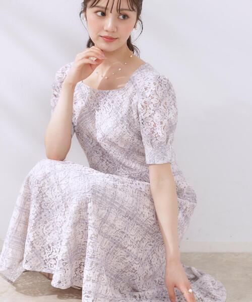 「couture brooch」 半袖ワンピース 38 ピンク レディース_画像8