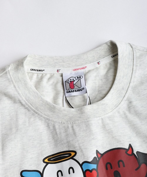GRAF＆WU（グラフアンドウー） tシャツ TWIN FLAMES おばけ