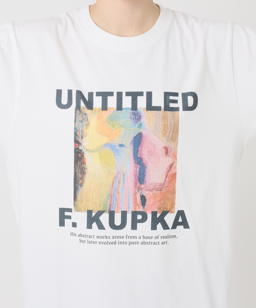 Spick＆Span（スピック アンド スパン） tシャツ 半袖 ART GRAPHIC T