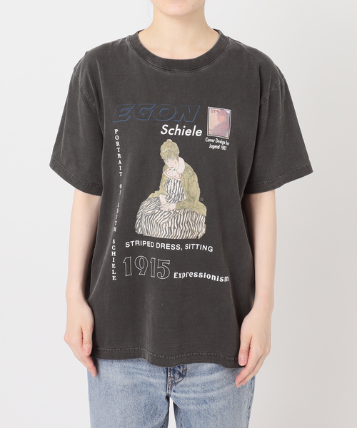 Spick＆Span（スピック アンド スパン） tシャツ 半袖 ART GRAPHIC T