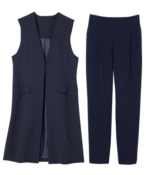 「RANAN」 セットアップ L ネイビー レディース_画像5