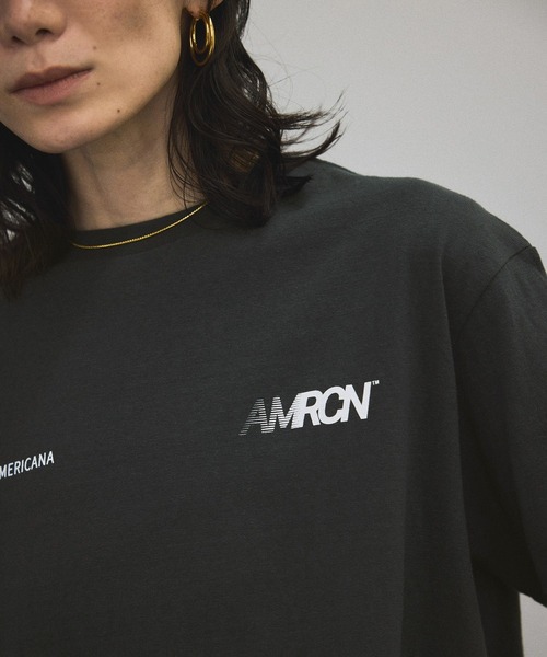 「AMERICANA」 半袖Tシャツ FREE ホワイト系その他5 レディース_画像7