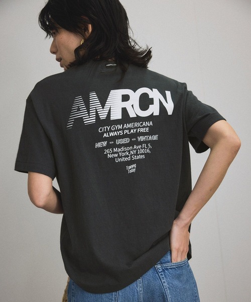 「AMERICANA」 半袖Tシャツ FREE ホワイト系その他5 レディース_画像9