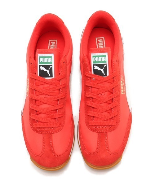 「PUMA」 ローカットスニーカー 23.0cm レッド メンズ_画像5