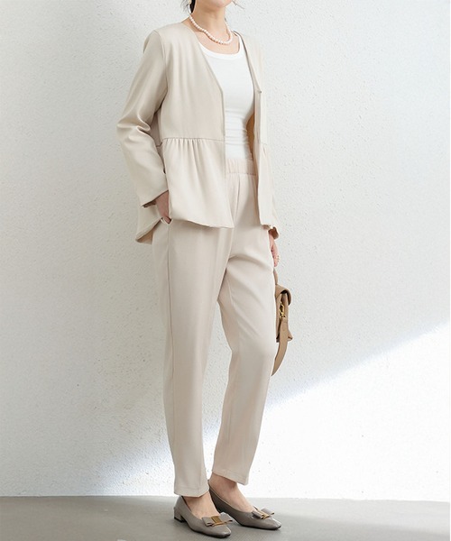 「MAISON DE THERESE」 「amesun」セットアップ L ライトピンク レディース_画像9