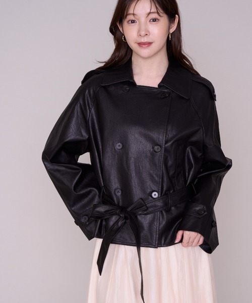 LL ≒ メンズ M 2Way半袖 着脱可能 ライダース ジャケット レディース MISCH MASCH（ミッシュマッシュ） レザージャケット ライダース 2026