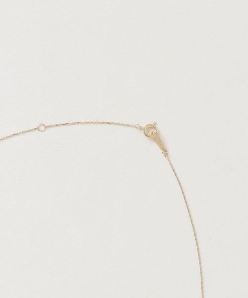 ネックレス ロンドンブルートパーズ レクタングル ネックレス | K10YG レディース メンズの画像