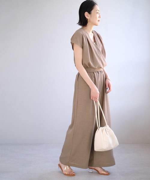 2022大人気 オールインワン スラブジョーゼットカシュクールオールインワン ZOZOTOWN PayPayモール店 - 通販 - PayPayモール 大得価特価