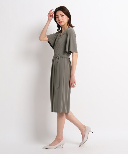 大得価豊富な ワンピース - 通販 - PayPayモール フレアスリーブジャージワンピース ZOZOTOWN PayPayモール店 豊富な限定SALE