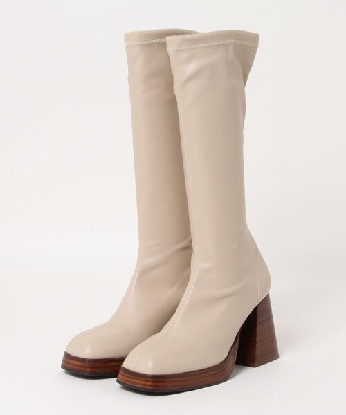 超激安好評 ブーツ チャンキーヒールストレッチブーツ(D13203) ZOZOTOWN PayPayモール店 - 通販 - PayPayモール 定番人気格安