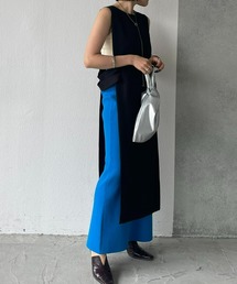 ワンピース 【再入荷】アシンメトリーロングワンピース