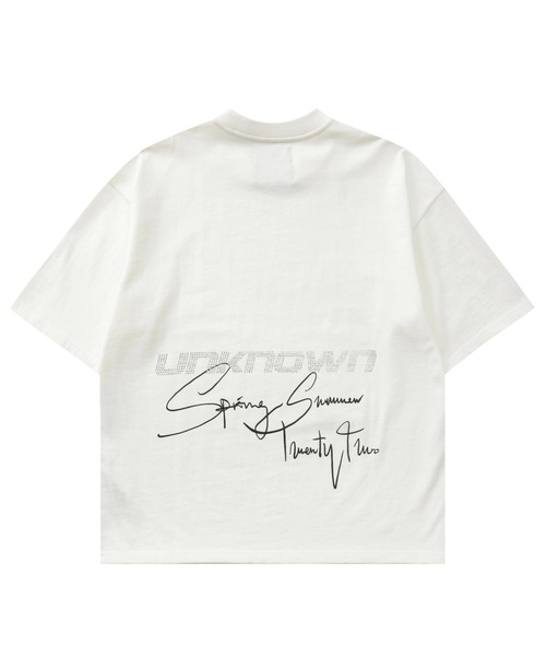 Tシャツ Tシャツ Unknown London アンノウンロンドン Signature Rhinestone Tee ラインストーンtシャツ Zozotown Yahoo 店 通販 Yahoo ショッピング