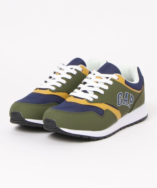 スニーカー Gap メンズ ロゴ入りレトロランニングシューズ Zozotown Yahoo 店 通販 Yahoo ショッピング